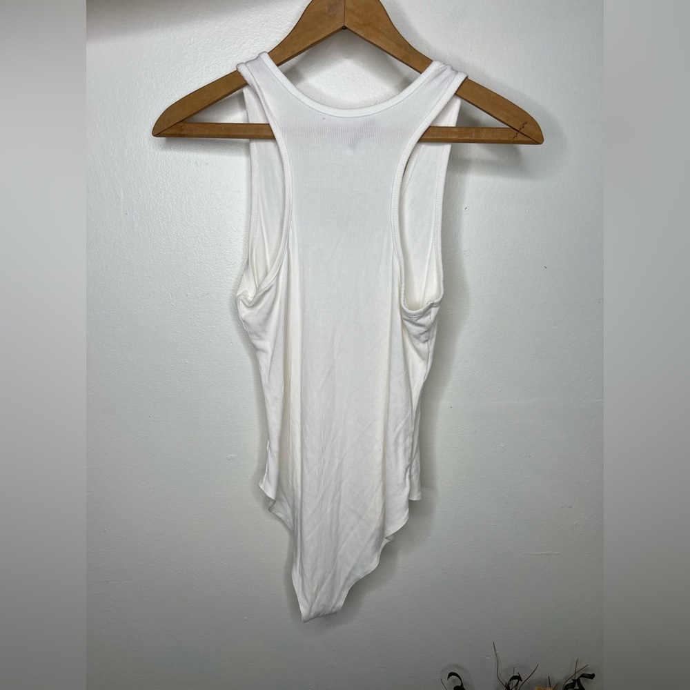 Mangopop Racerback Ribbed Bodysuit - Picture 4 of 6